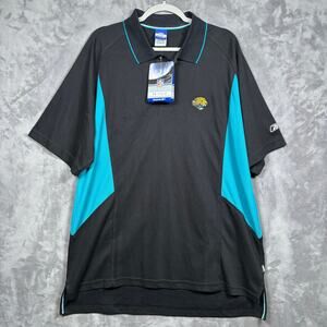 Vintage Reebok Jacksonville Jaguars NFL On Field Polo NWT XL